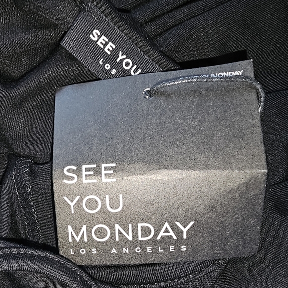 See You Monday Low Back Cropped-Waist Ruffle Dress - Picture 7 of 7